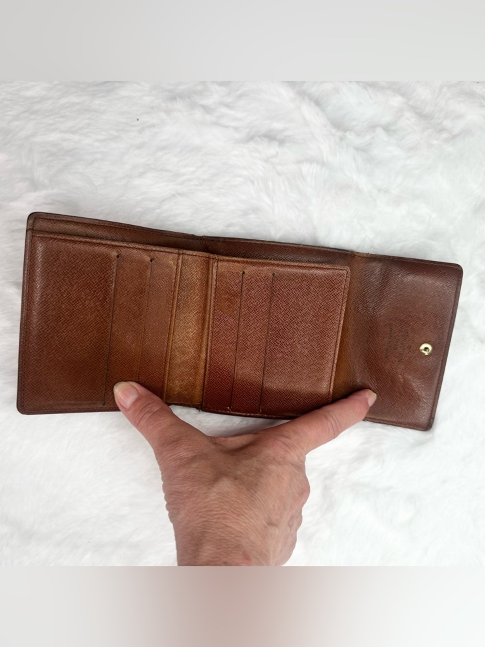 *LOUIS VUITTON* Vintage Classic Monogram Portefeuille Elise Wallet - Picture 8 of 12